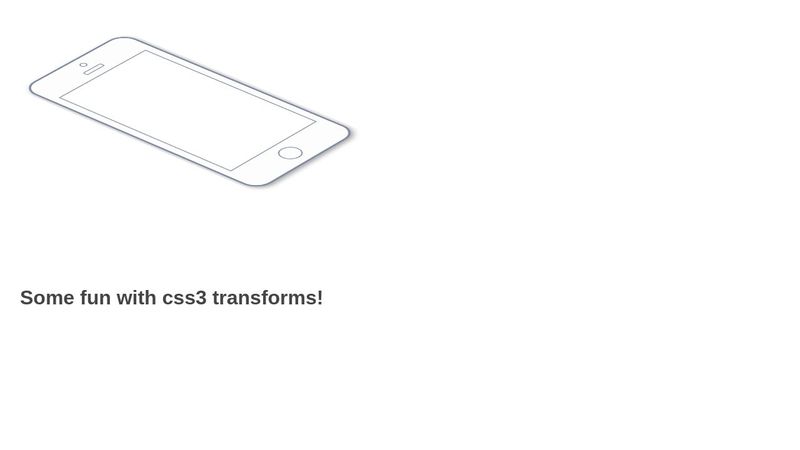 perspective css3 image slider