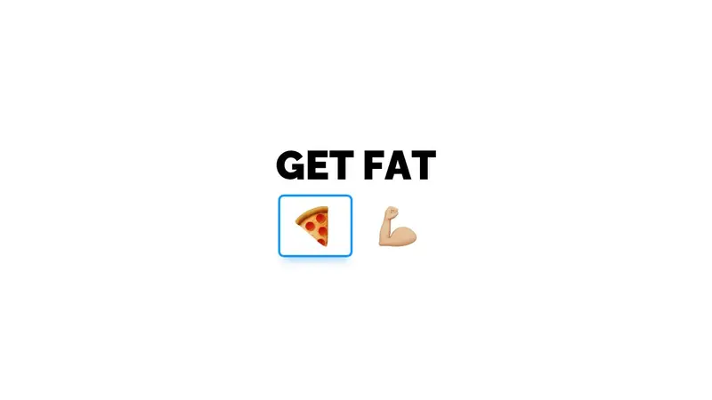 Get fit or get fat