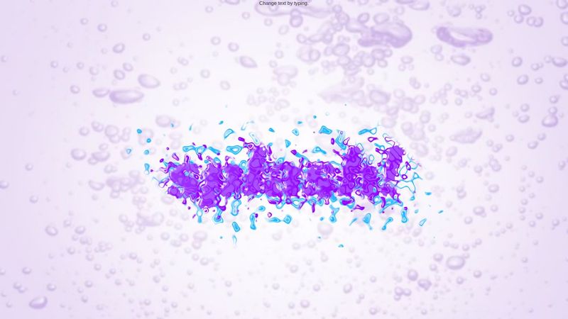 Splash - applied to HTML Content