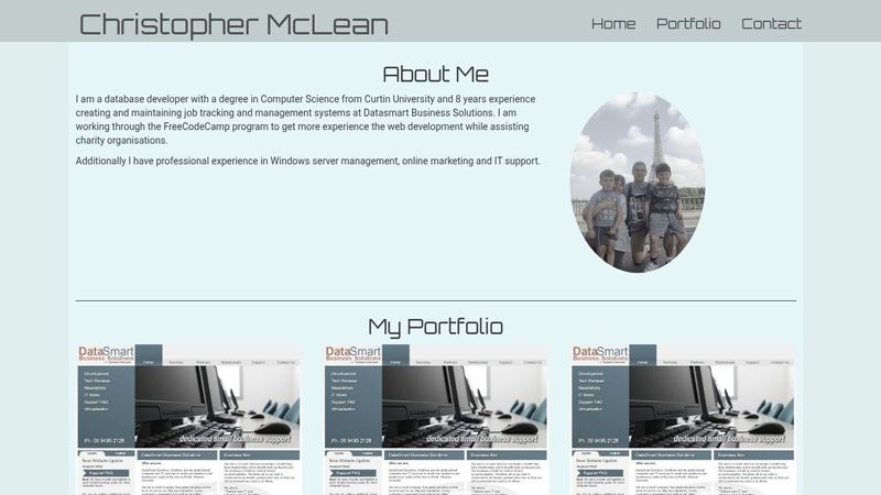 Personal Portfolio Webpage FreeCodeCamp personal-portfolio-webpage-freecodecamp