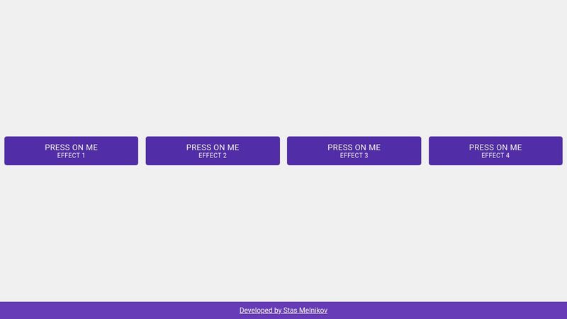 CSS animations for buttons