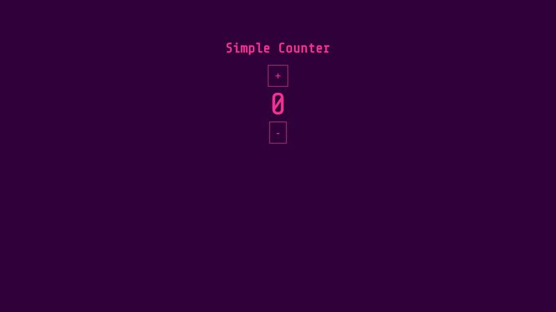 Simple React Counter