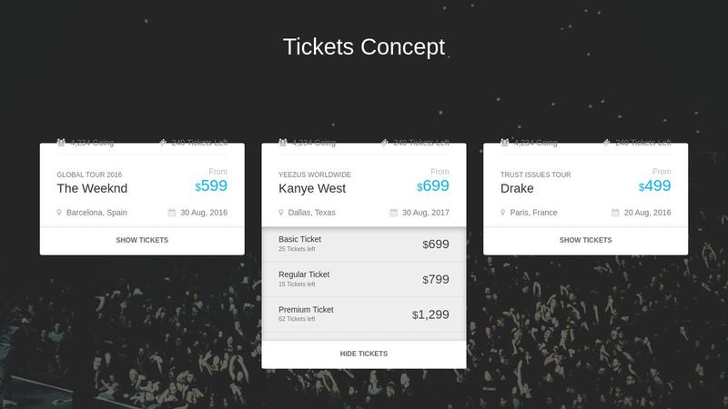 Tickets Concept