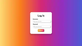 Stylish Login Form