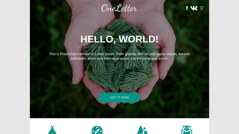 Responsive HTML Email template