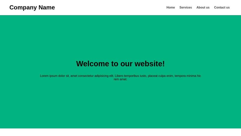 Landing Page Html Css