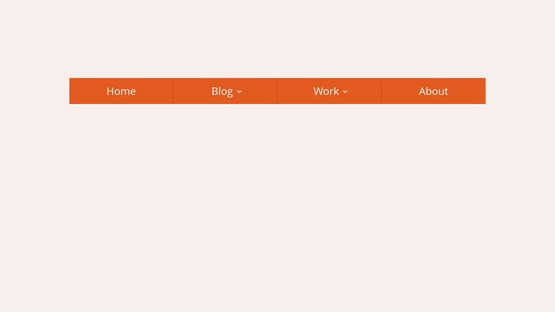 Responsive Nested Dropdown Menu