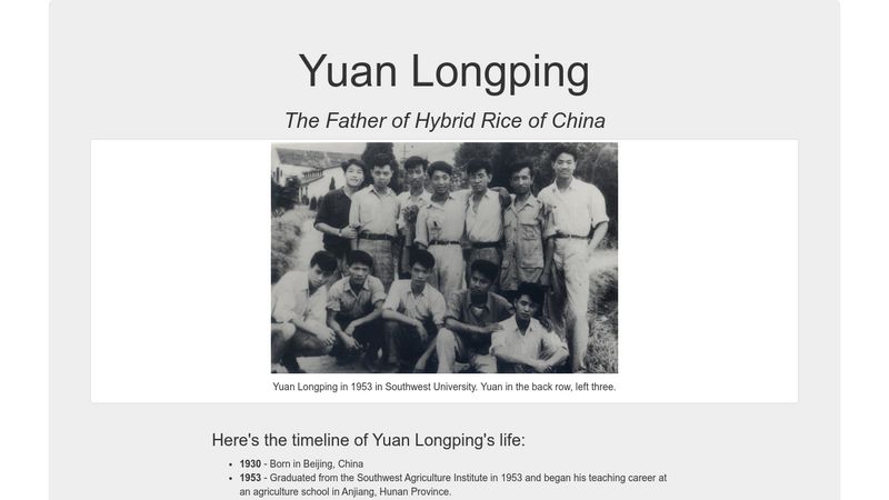 Yuan Longping - Wikipedia