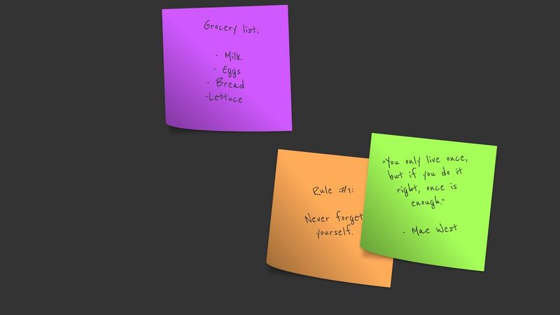 CSS Sticky Note
