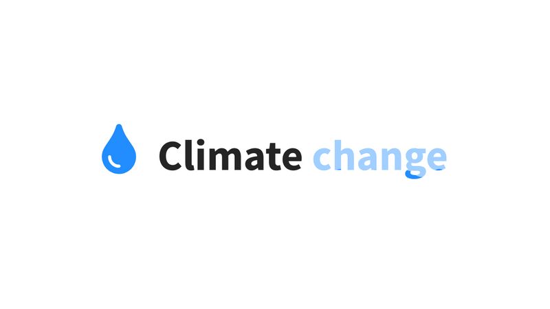 Climate change - CSS animation