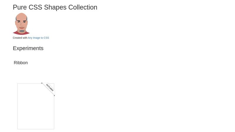 Pure CSS Shapes Collection
