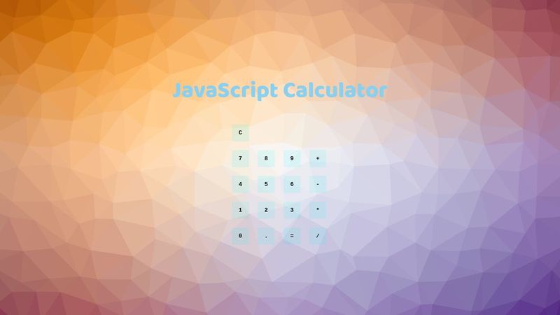 Javascript Calculator