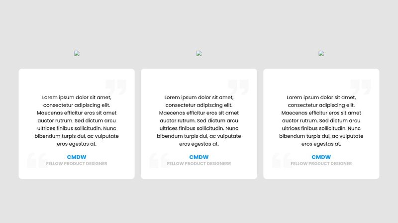 Responsive CSS Testimonials