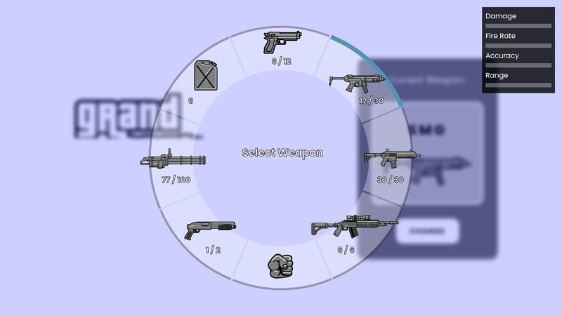 GTA V - Weapon Wheel
