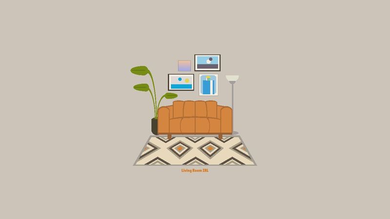 My living room (Single DIV Pure CSS)
