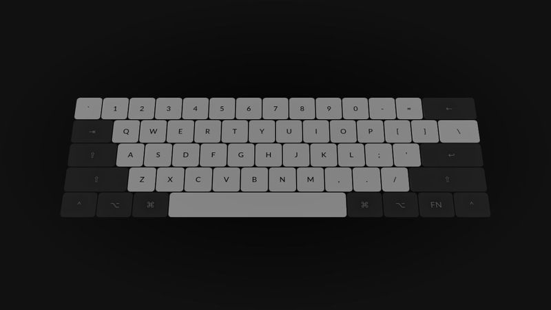 Flat Keyboard using CSS Grid
