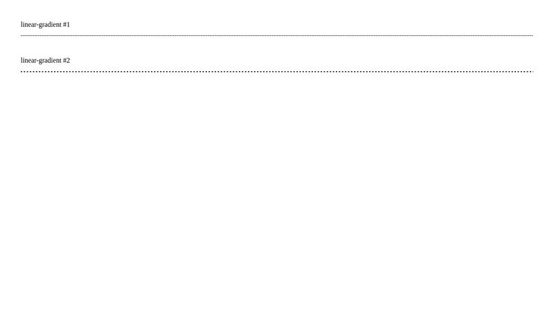 CSS dashed border using linear-gradient