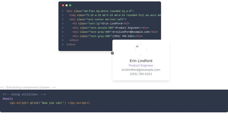 code - tailwind