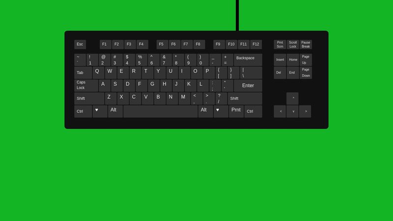 HTML and CSS Keyboard
