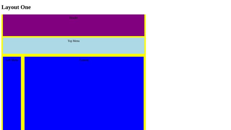 Website Layout - 3 Layouts - HTML&CSS