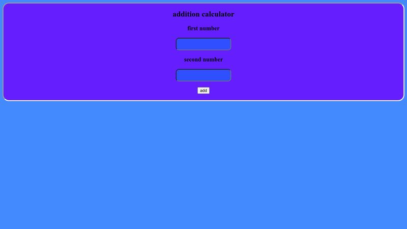 addition-calculator