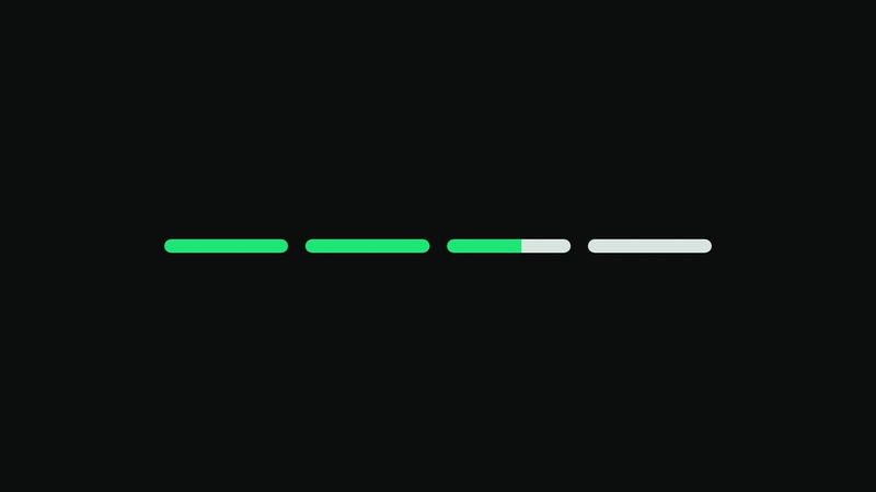 Customizable split % progress/loading bar - JavaScript