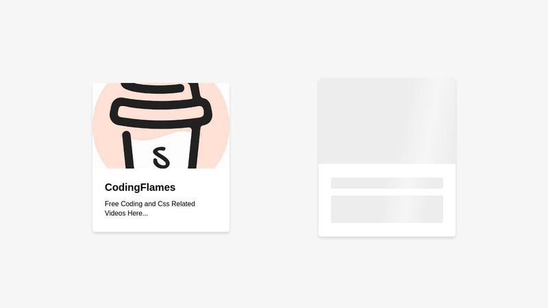 CSS Post Loading Skeleton