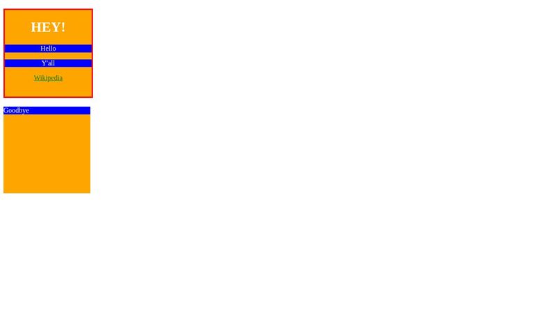 First CSS Example