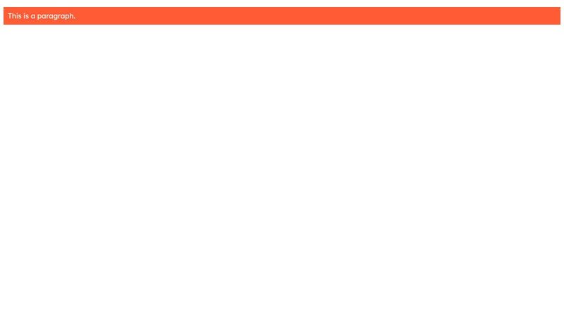 CSS comments: example