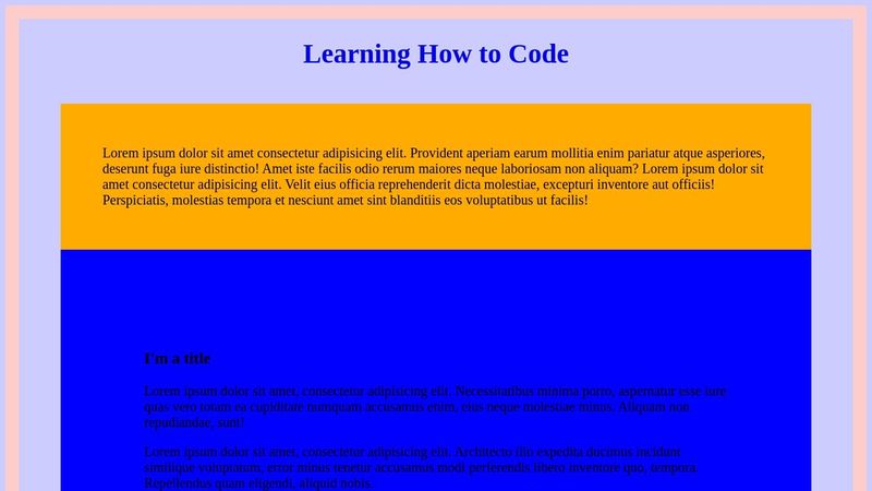 CSS + HTML Practice Solution