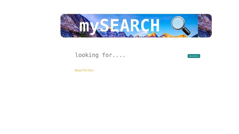 HTML & CSS Search Engine UI
