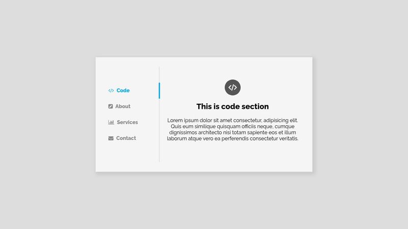 Vertical Tabs