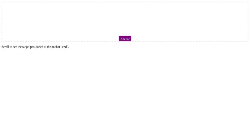 CSS Anchor Positioning Demo