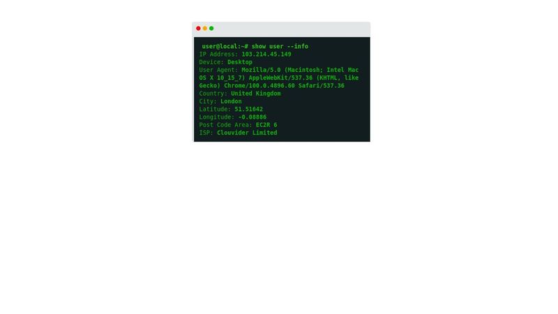 CSS & HTML Only MAC Terminal
