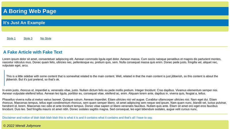 What Can CSS Do? Example 2