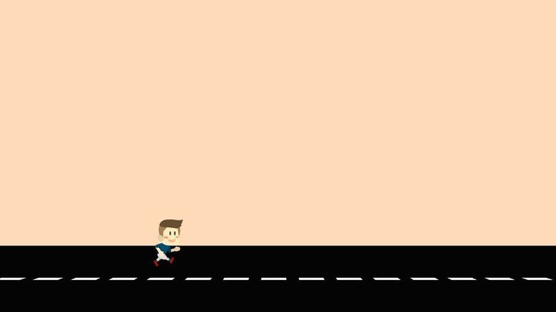 Girl Running Animation - CSS steps()