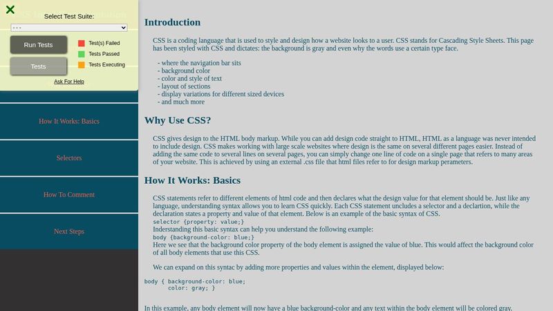 Technical Doc CSS