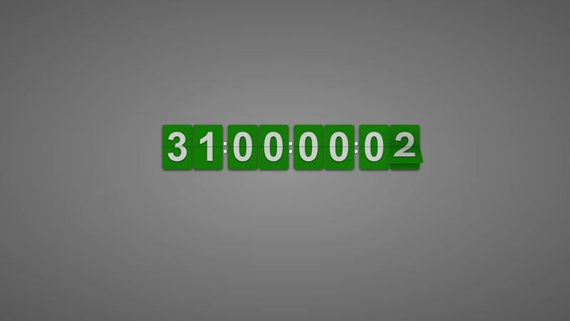Classic Flip Clock Style Countdown & Counter Library - flip.js