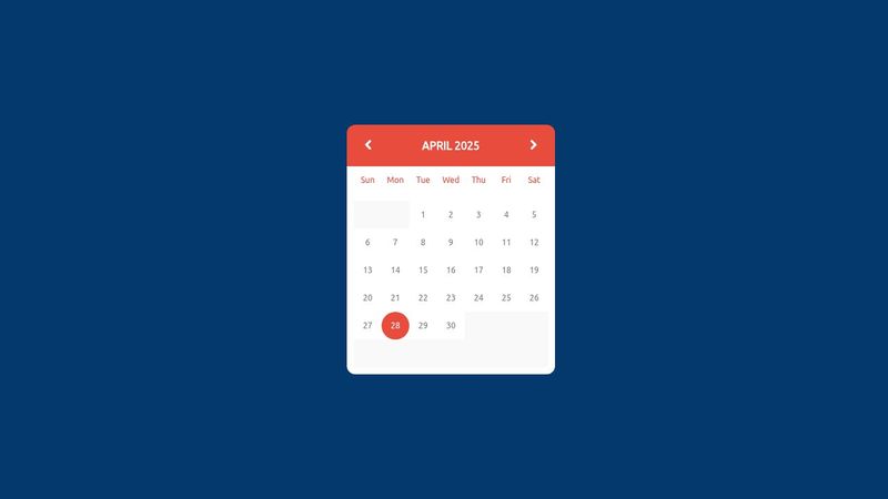 WIDGET: Realtime Calendar