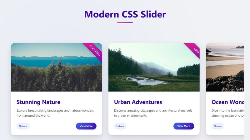 CSS slider