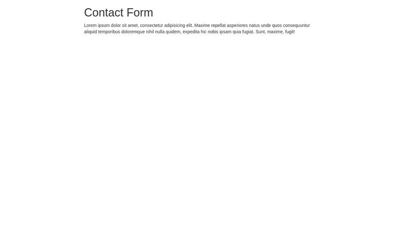 HTML Pop-up Contact Form