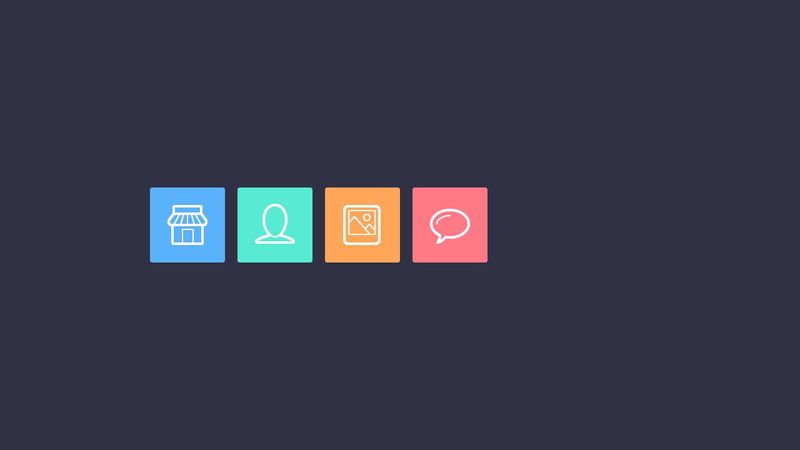 Trendy Flat Style Menu (Purely CSS)