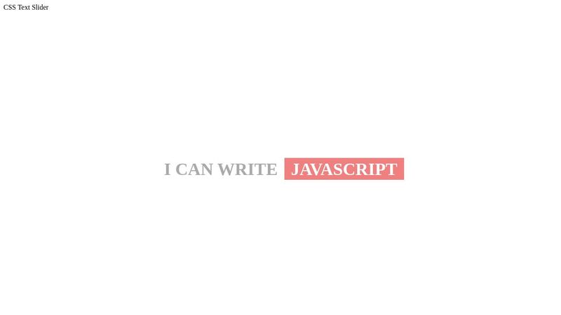 rolling text