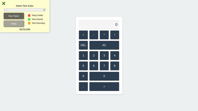 JS CALCULATOR WITH SASS