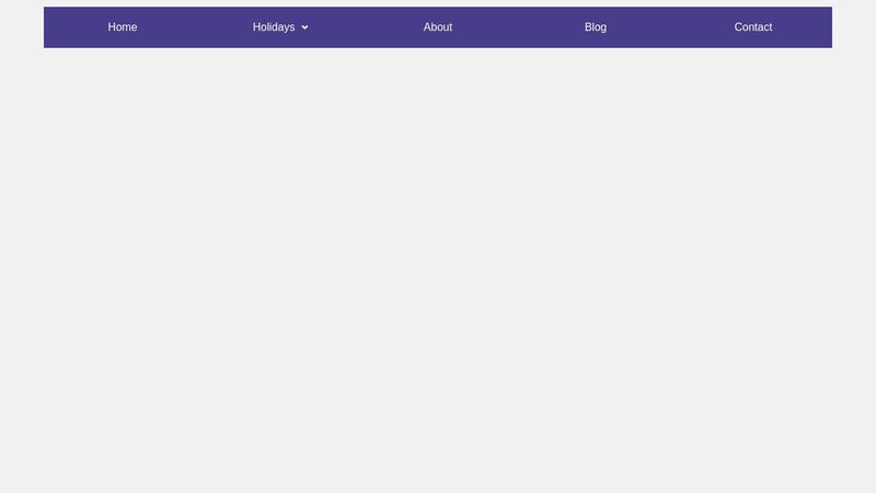 Mega Menu with Flexbox