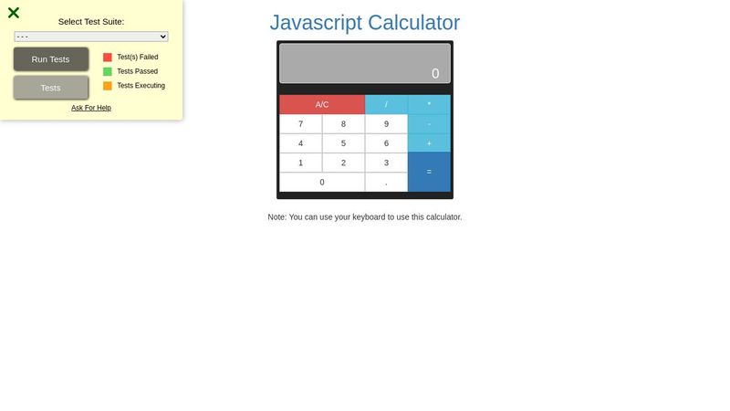 JavaScript Calculator