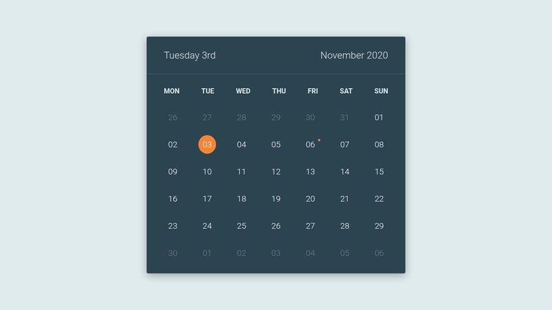 Calendar Flip Animation