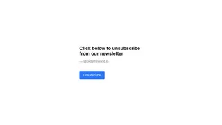 CodePen Home Unsubscribe Button Like Turkish Ice Cream Man