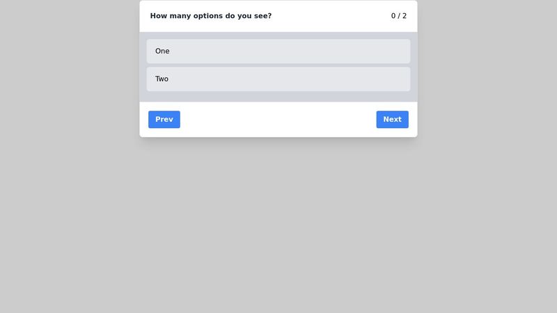 App Quizz with Tailwind CSS - WIP