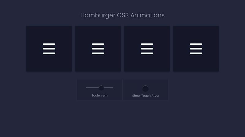 Hamburgers - CSS Animated